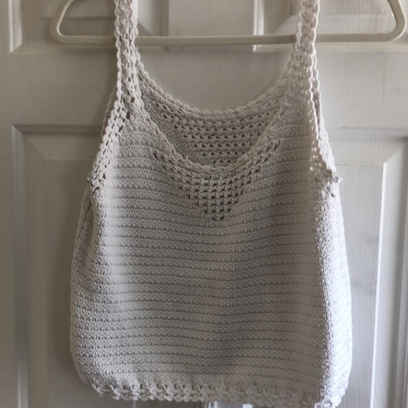 White Crochet Top - Picture 2 of 4
